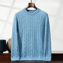 Suéter Masculino Cashmere Trançado Dublin