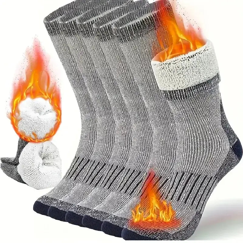 Meia Masculina Térmica de Lã Alpes 3 Pares