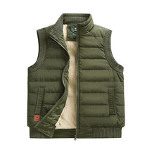 colete masculino puffer com forro aveludado interno e gola alta estilo premium para inverno