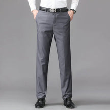Calça Social Masculina Reta Slim em Tecido Premium