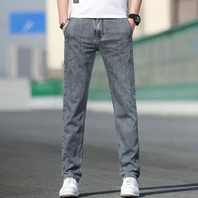 Calça Jeans Masculina Reta Leve em Denim Confortável