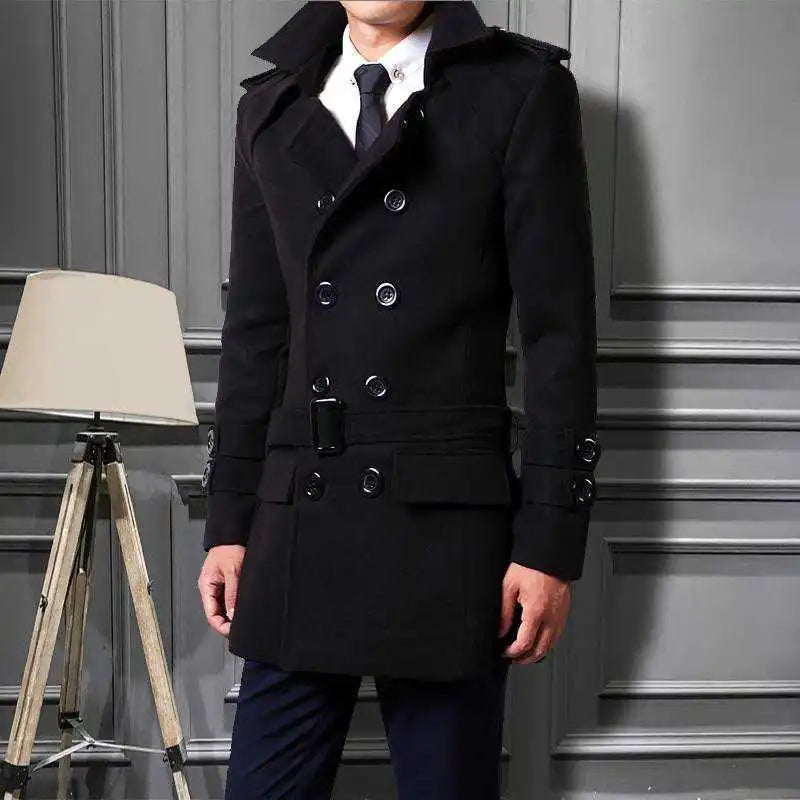 Sobretudo Trench Coat Masculino 
