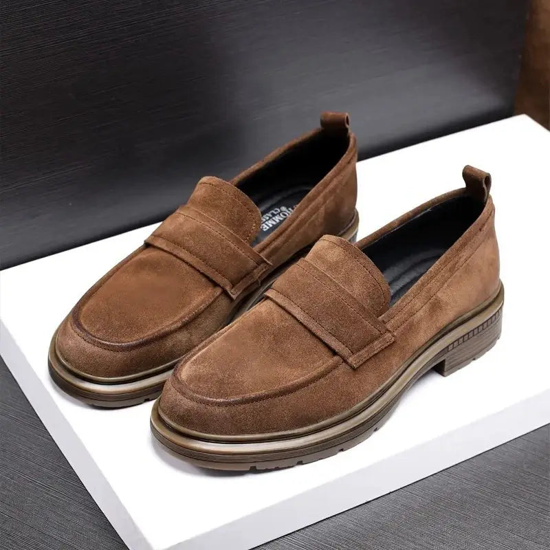 Sapato Masculino Loafer Bristol Camurça Premium