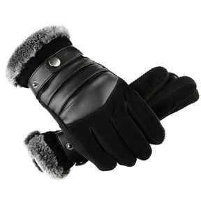 Luva Masculina Oslo com acabamento premium, detalhe em pelúcia e proteção térmica para dias frios.