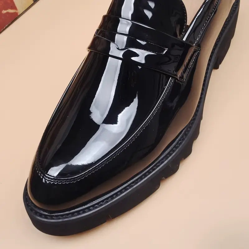 Loafer Masculino Camden Em Couro Polido