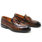 Sapato Masculino Loafer Em Couro Legítimo Com Detalhe Metálico Elegante