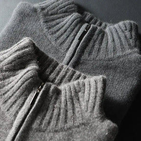 Suéter Masculino Monaco Cashmere – Meio Zíper