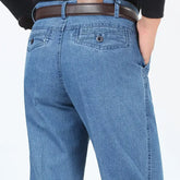 Calça Jeans Masculina Stretch Corte Reto Premium