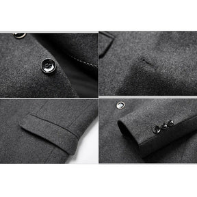 Blazer masculino social de lã slim fit com design elegante e sofisticado para inverno e ocasiões formais