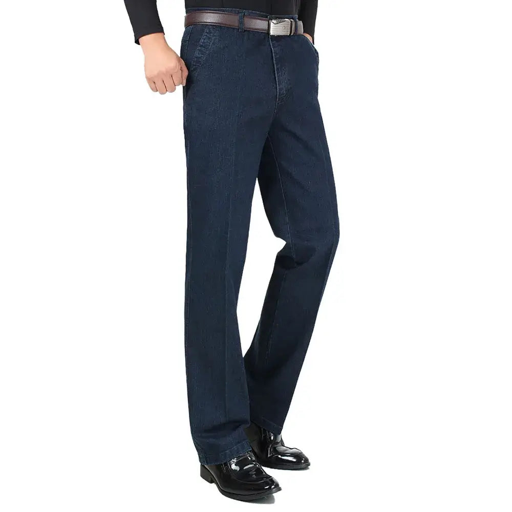 Calça Jeans Masculina Stretch Corte Reto Premium