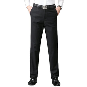 Calça Social Masculina Reta Slim em Tecido Premium