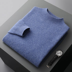Suéter Masculino Milano Lã Merino Gola Alta