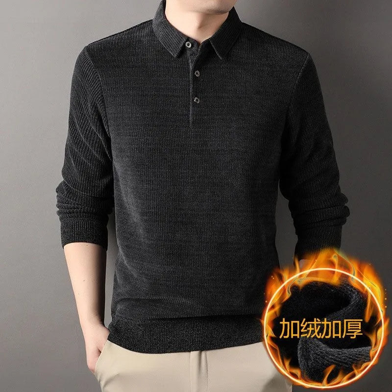 Suéter Masculino Polo Tricotado