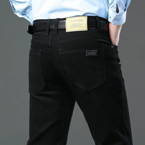 Calça Jeans Masculina Reta em Algodão Premium com Elasticidade