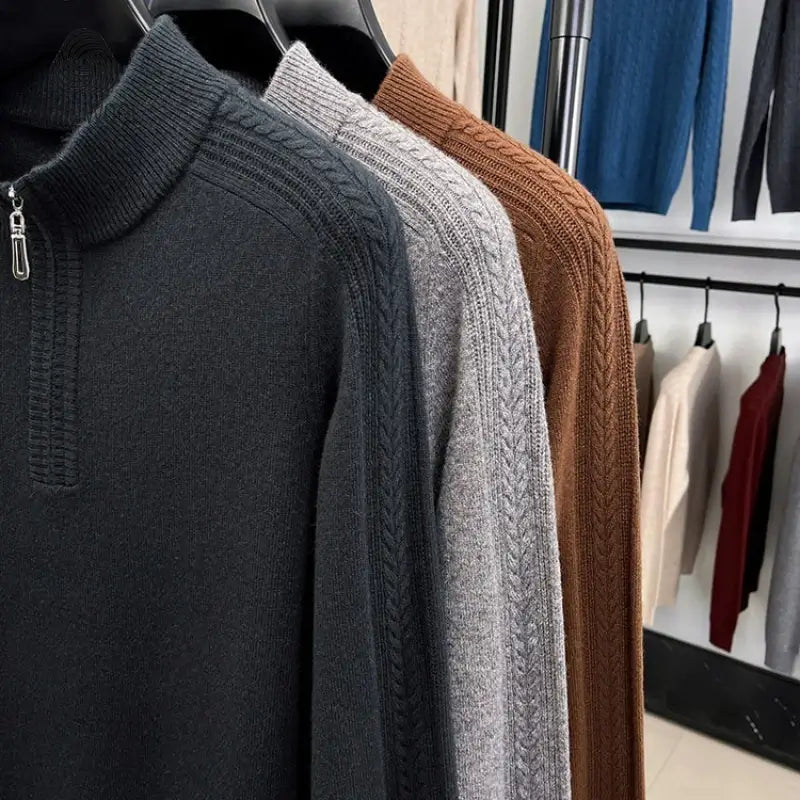 Suéter Masculino Legacy Lã Premium Gola Alta
