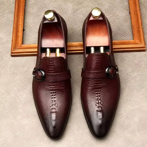 Sapato Masculino Monk Strap Em Couro Legítimo