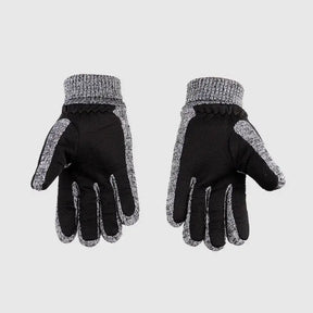 Luva térmica masculina com acabamento premium, detalhe em tricô no punho e forro quente para inverno.