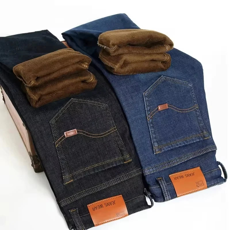 Calça Jeans Masculina Forrada Térmica