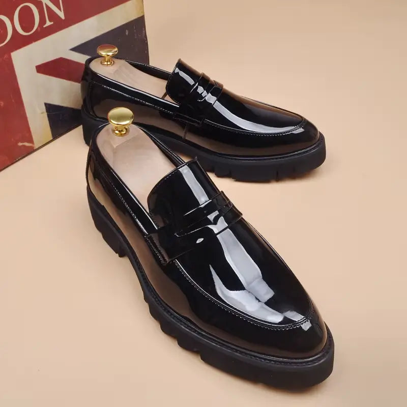 Loafer Masculino Camden Em Couro Polido