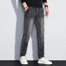 Calça Jeans Masculina Slim Premium com Lavagem Vintage