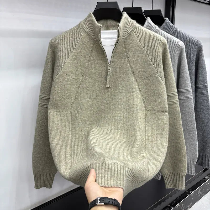 Suéter Masculino Bergamo Meio Zíper