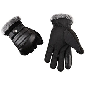 Luva Masculina Oslo com acabamento premium, detalhe em pelúcia e proteção térmica para dias frios.