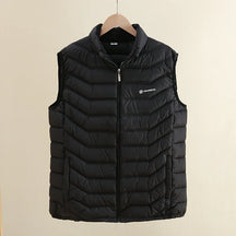 colete masculino acolchoado preto leve e térmico estilo casual e social para inverno