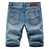 Bermuda Jeans Masculina Reta Stretch