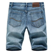Bermuda Jeans Masculina Reta Stretch