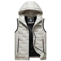 Colete masculino puffer com capuz estilo esportivo leve e quente ideal para inverno e viagens