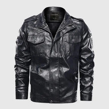 Jaqueta masculina preta para inverno com visual sofisticado e urbano