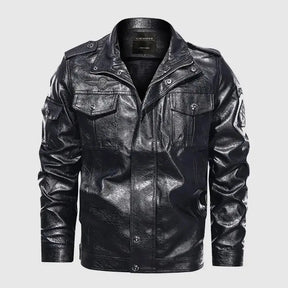 Jaqueta masculina preta para inverno com visual sofisticado e urbano