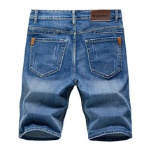 Bermuda Jeans Masculina Reta Stretch