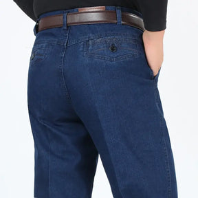 Calça Jeans Masculina Stretch Corte Reto Premium