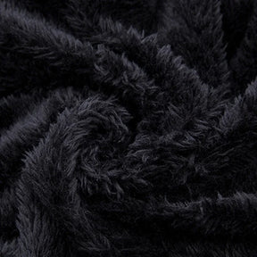 Parka masculina azul-marinho longa com capuz peluciado e forro térmico premium para inverno.