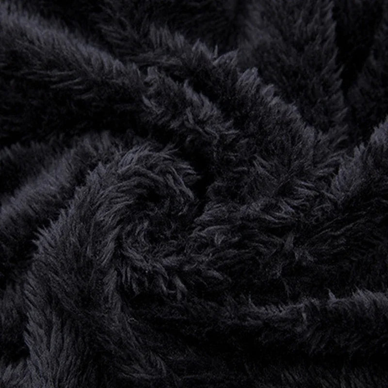 Parka masculina azul-marinho longa com capuz peluciado e forro térmico premium para inverno.