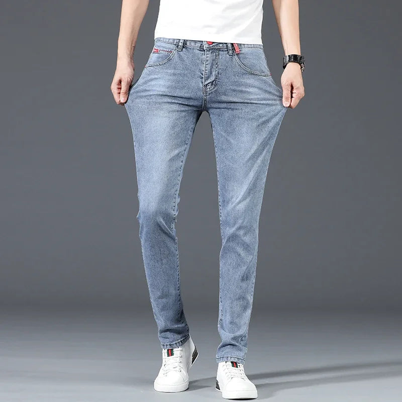 Calça Jeans Masculina Slim Premium com Elasticidade