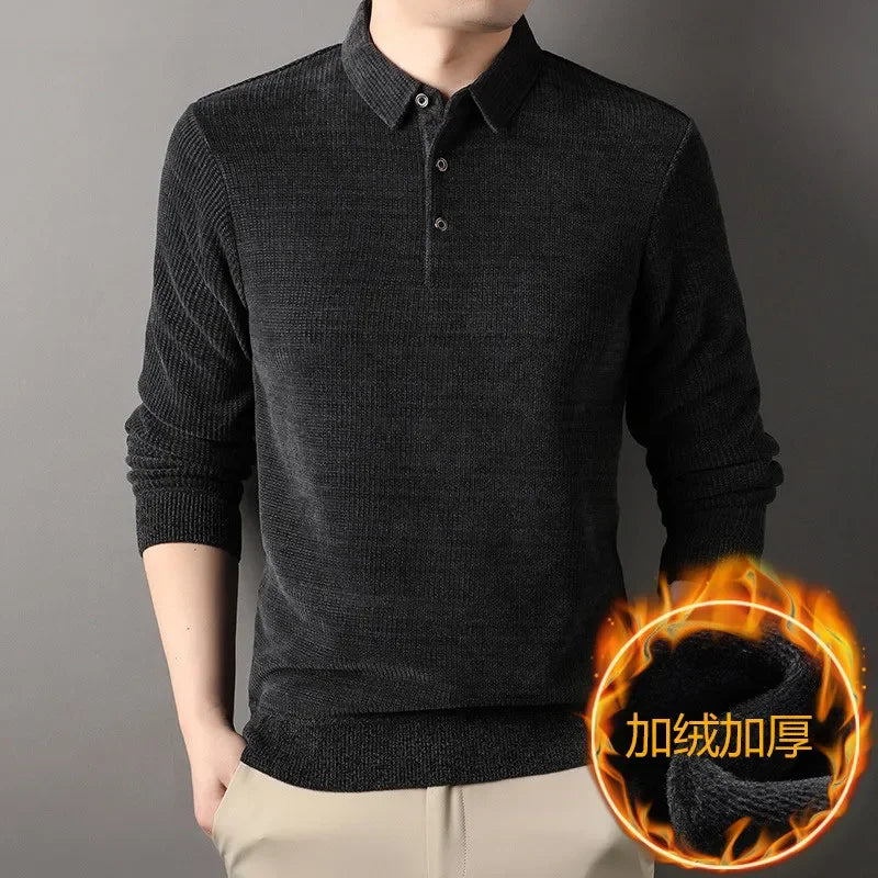 Suéter Masculino Polo Tricotado