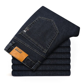 Calça Jeans Masculina Reta Clássica em Denim Confortável