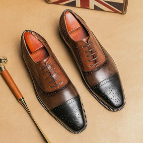 Sapato Social Masculino Oxford Em Couro, confortável modelo social, ideal para uso diário e ocasiões especiais.