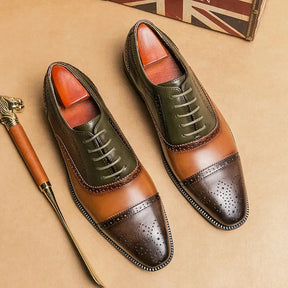 Sapato Social Masculino Oxford Em Couro, confortável modelo social, ideal para uso diário e ocasiões especiais.