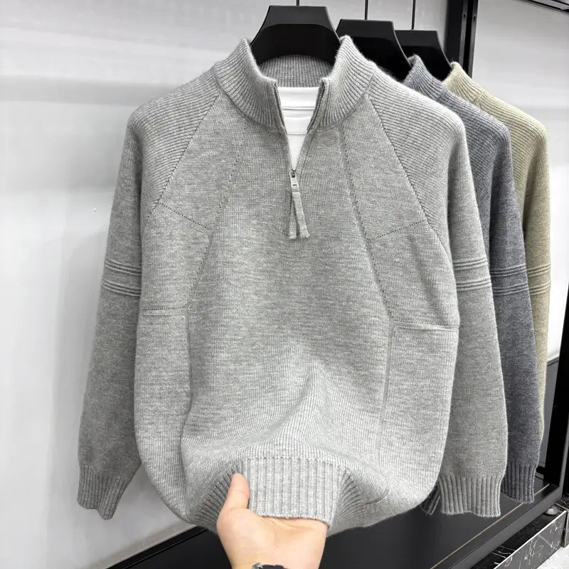 Suéter Masculino Bergamo Meio Zíper