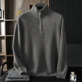 Suéter Masculino Monaco Cashmere – Meio Zíper