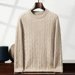 Suéter Masculino Cashmere Trançado Dublin