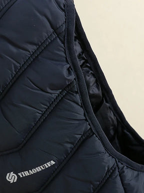 colete masculino acolchoado preto leve e térmico estilo casual e social para inverno