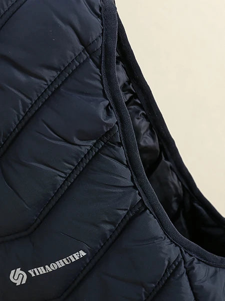 colete masculino acolchoado preto leve e térmico estilo casual e social para inverno
