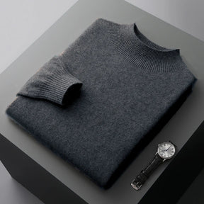 Suéter Masculino Milano Lã Merino Gola Alta