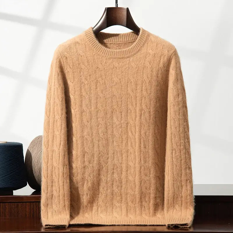 Suéter Masculino Cashmere Trançado Dublin