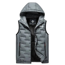Colete masculino puffer com capuz estilo esportivo leve e quente ideal para inverno e viagens