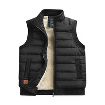 colete masculino puffer com forro aveludado interno e gola alta estilo premium para inverno